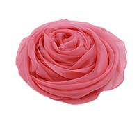 MEISHINE® 180 * 110cm Damen Elegant Seidenschal - Frauen Pashmina aus 100% Reiner Seide (Rose)