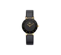 MeisterAnker Quartzuhr Edelstahl zweifarbig vergoldet schwarz Einheitsgröße