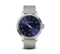 MeisterSinger Herren Klassiker Nr. 1 Handaufzug Sellita Sunburst blau AM3308