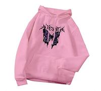 MEITING Damen Sweatshirt Pullover Teenager Mädchen Hoodie Herbst Winter Hoodie Frauen Pullover Oberteile Langarmshirt Kapuzenpullover Mode Bequem Casual Pulli mit Kordel und Taschen