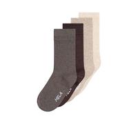 MELA 4er-Pack Bio-Socken 'Ripped', mix earthy tones, Gr. 39/42