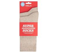 MELA Basic Socken 2 Paare aus 100% Bio-Baumwolle BIRKE MELANGE 39-42