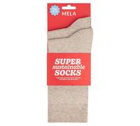 MELA Basic Socken 2 Paare aus 100% Bio-Baumwolle BIRKE MELANGE 43-46