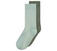 MELA Basic Socken 2 Paare aus 100% Bio-Baumwolle MINT,THYMIAN 39-42