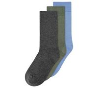 MELA Basic Socken 3 Paare ANTHRAZIT MELANGE,THYMIAN,FORGETMENOT 35-38