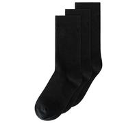 MELA Basic Socken 3 Paare aus 100% Bio-Baumwolle SCHWARZ 39-42