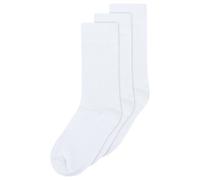 MELA Basic Socken 3 Paare aus 100% Bio-Baumwolle WEISS 39-42
