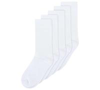 MELA Basic Socken 5 Paare aus 100% Bio-Baumwolle WEISS 39-42