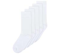 MELA Basic Socken 5 Paare aus 100% Bio-Baumwolle WEISS 43-46
