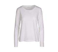 MELA Bio-Damen-Longsleeve 'REENA' mit Rundhalsausschnitt, weiß, Gr. XL
