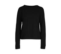 MELA Bio-Damen-Sweatshirt 'RATI' mit Rundhalsausschnitt, schwarz, Gr. S