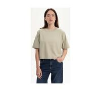 MELA Bio-Damen-T-Shirt 'DESNA' mit Rundhalsausschnitt, dusty green, Gr. L