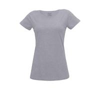 MELA Bio-Damen-T-Shirt grau melange, Gr. S