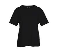 MELA Bio-Damen-T-Shirt 'KHIRA' mit Rundhalsausschnitt, schwarz, Gr. S