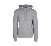MELA Bio-Herren-Hoodie "TICAN" mit aufgesetzten Fronttaschen, grau melange, Gr. L