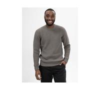 MELA Bio-Herren-Strickpullover 'RAVI' mit Rundhalsausschnitt, bear melange, Gr. L