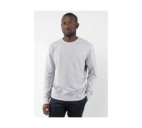 MELA Bio-Herren-Sweatshirt "ADIL" mit Rundhalsausschnitt, grau melange, Gr. M