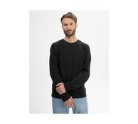 MELA Bio-Herren-Sweatshirt 'ADIL' mit Rundhalsausschnitt, schwarz, Gr. L