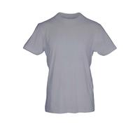 MELA Bio-Herren-T-Shirt "AVAN" mit Rundhalsausschnitt, grau melange, Gr. S