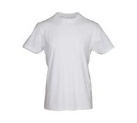 MELA Bio-Herren-T-Shirt 'AVAN' mit Rundhalsausschnitt, weiß, Gr. S