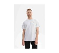 MELA Bio-Herren-T-Shirt 'PRAVIN' mit Bike-Stickerei, weiß, Gr. XL