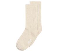 MELA Gerippte Socken 2 Paare aus 100% Bio-Baumwolle CREAM MELANGE 39-42