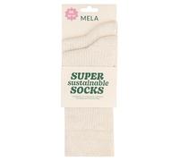 MELA - Gerippte Socken 2er Pack | Nachhaltig mit Fairtrade Cotton, GOTS & Grüner Knopf Zertifizierung (DE/NL/SE/PL, Numerisch, 35, 38, Regular, Regular, cream melange)
