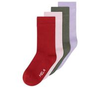 MELA 4er-Pack Bio-Socken 'Ripped', mix candy land, Gr. 35/38