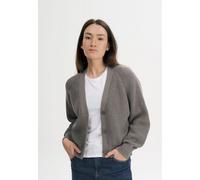 MELA Rippstrick Cardigan Style BHUMA aus 100% Bio-Baumwolle BEAR MELANGE M