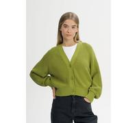 MELA Rippstrick Cardigan Style BHUMA aus 100% Bio-Baumwolle SEAWEED S