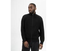MELA Rippstrick Jacke Style TAKSH aus 100% Bio-Baumwolle SCHWARZ S