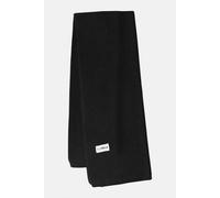 MELA Rippstrick Schal Nagna Schwarz GOTS Organic Schwarz OneSize