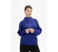 MELA Rippstrick Troyer Style KIMAYA aus 100% Bio-Baumwolle BOLD BLUE XL