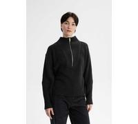 MELA Rippstrick Troyer Style KIMAYA aus 100% Bio-Baumwolle SCHWARZ M