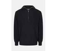 MELA Rippstrick Troyer UDAI Pullover Black Schwarz Baumwolle Schwarz M