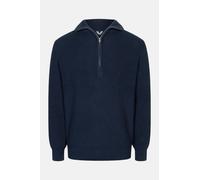 MELA Rippstrick Troyer UDAI Pullover Navy Dunkelblau Baumwolle Nachhaltig Blau M