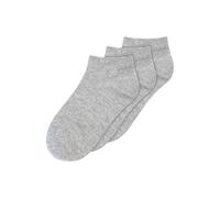 MELA Sneakersocken 3er Pack GRAU-MELANGE 35-38