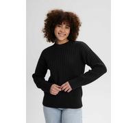 MELA Strukturierter Strickpullover ISHANI SCHWARZ M