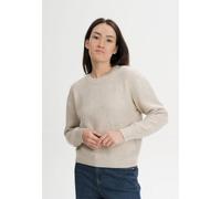 MELA Strukturierter Strickpullover Style SURIYA aus 100% Bio-Baumwolle CREAM SPECKLES XS