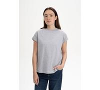 MELA Bio-Damen-T-Shirt 'MADHU' mit Fledermausärmeln, grau melange, Gr. S