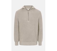MELA Troyer UDAI Herren Pullover Beige Meliert Baumwolle GOTS Organic Beige XL
