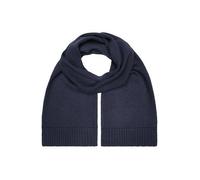 Melange Scarf Basic Eleganter Strickschal aus Melange-Garnen blau, Gr. one size