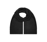 Melange Scarf Basic Eleganter Strickschal aus Melange-Garnen schwarz, Gr. one size