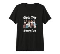 Melanin Travel Besties Urlaubsgrafik Premium T-Shirt