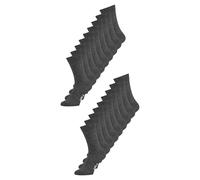 Bundle Socken Mehrfach Pack | von MELA | Fairtrade & GOTS zertifiziert ANTHRAZIT 39-42