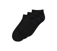 Sneakersocken 3er Pack | von MELA | Fairtrade & GOTS zertifiziert SCHWARZ 39-42
