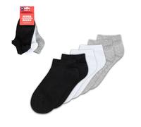 MELAWEAR Sneakersocken 6er Pack (DE/NL/SE/PL, Numerisch, 35, 38, Regular, Kurz, schwarz/weiß/grau-melange)