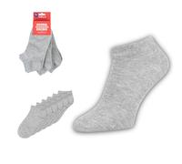 Sneakersocken 6er Pack | von MELA | Fairtrade & GOTS zertifiziert GRAU-MELANGE 39-42