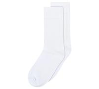 MELA Basic Socken 2 Paare aus 100% Bio-Baumwolle WEISS 39-42