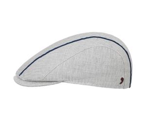 Melcon Leinen-Mix Flatcap by Alfonso DEste hellgrau M (56-57 cm)